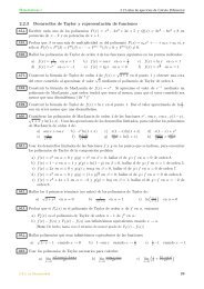2.2.3 Desarrollos de Taylor y representación de funciones