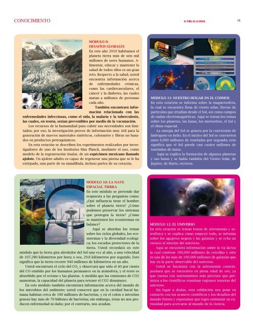 Revista Conocimiento 'El Túnel de la Ciencia' (PDF - science tunnel