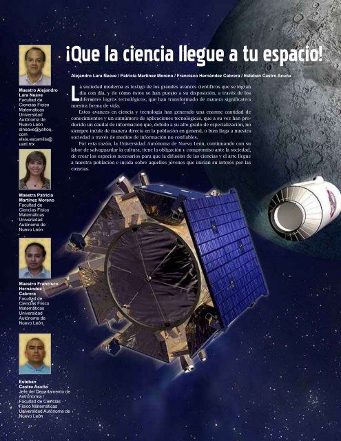 Revista Conocimiento 'El Túnel de la Ciencia' (PDF - science tunnel