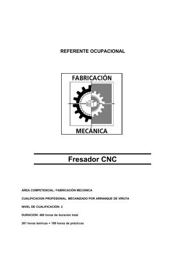 REFERENTE OCUPACIONAL Fresador CNC - Lanbide