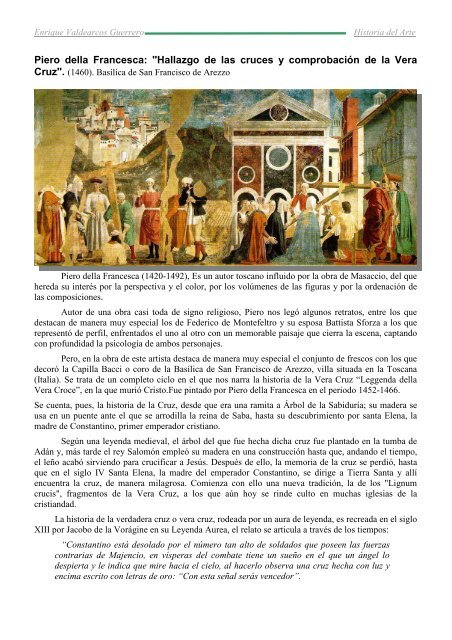 Comentario La Vera Cruz Piero della Francesca - IES JORGE JUAN ...