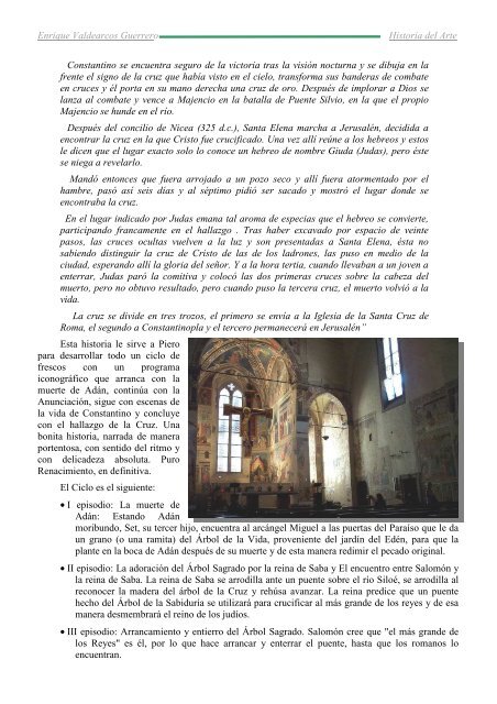 Comentario La Vera Cruz Piero della Francesca - IES JORGE JUAN ...