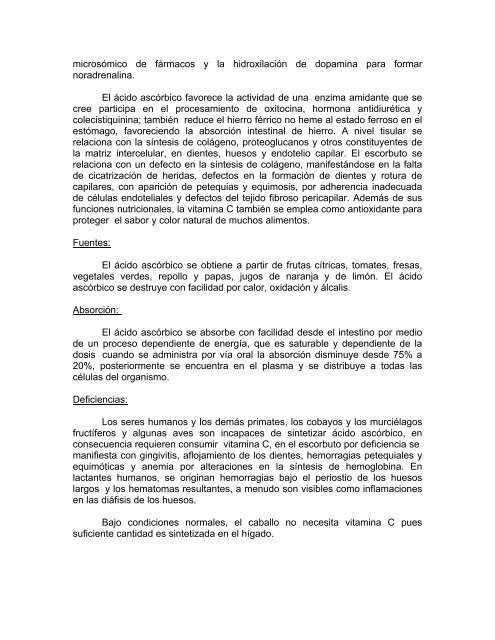 Nutrición vitamínica en Equinos - Feednet - Universidad de Costa Rica