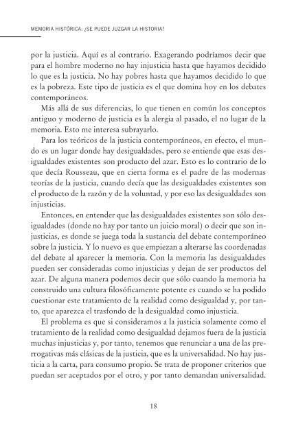 Memoria Histórica: ¿se puede juzgar la historia?. 2009. FAC