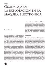 Guadalajara: La explotación en la maquila electrónica