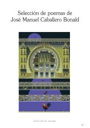 Selección de poemas de José Manuel Caballero Bonald - zurgai