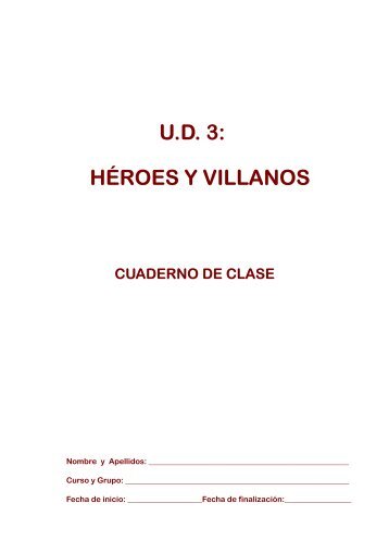 Cuaderno de clase