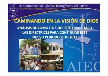 LA AIEC CAMINANDO EN LA VISIÓN DE DIOS [Modo de ... - Igleavid