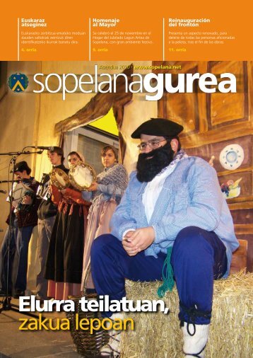 Elurra teilatuan, zakua lepoan - Sopelana