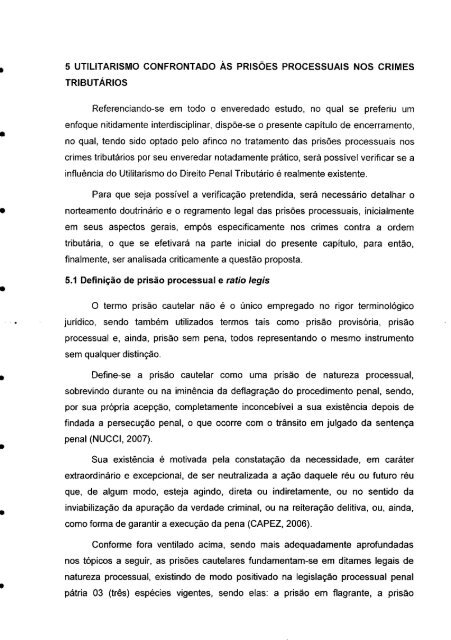 Utilitarismo Penal nos Crimes Contra a Ordem Tributária - Ministério ...