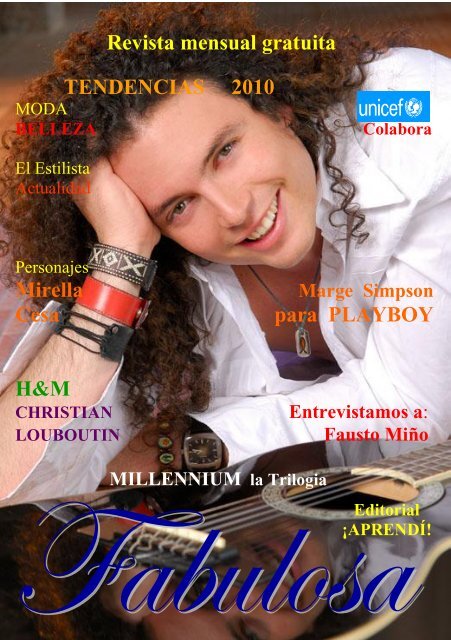 Revista mensual gratuita TENDENCIAS 2010 ... - Fabulosa Revista