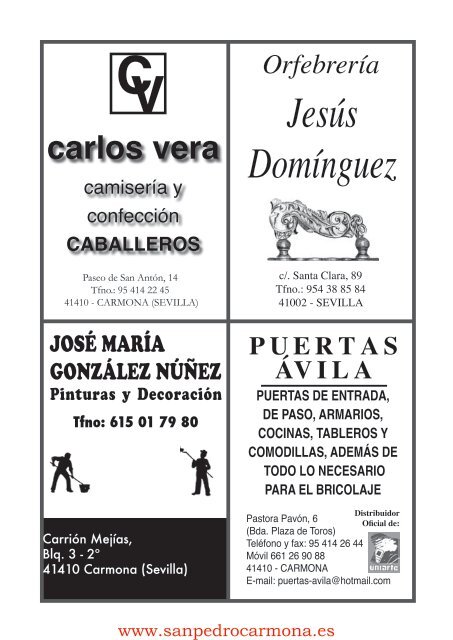 Boletín de Cuaresma 2011 - Iglesia san Pedro