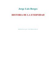 Jorge Luis Borges HISTORIA DE LA ETERNIDAD - Daniel Melero