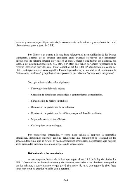 plan especial de rehabilitación y reforma interior del