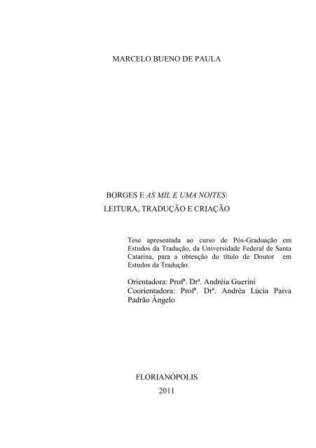 PDF) CONTRIBUIÇÕES PARA UMA TEORIA DO PARATEXTO DO LIVRO TRADUZIDO: caso  das traduções de obras literárias francesas no Brasil a partir de meados do  século XX Tese de Doutorado