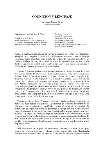 Cognicion y Lenguaje - Lic. Jorge Ricardo Vivas.pdf