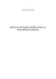 MANUAL DE INDICADORES PARA EL DIAGNÓSTICO SOCIAL