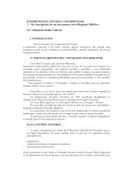 2.- No inscripción de un documento en el Registro Público.