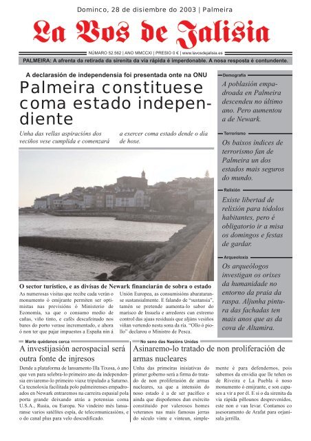 Palmeira constituese coma estado indepen- diente - eniac informatica