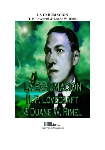 LA EXHUMACION HP Lovecraft & Duane W. Rimel - GutenScape.com