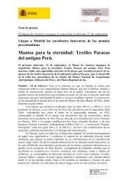 Nota de Prensa - Museo de América