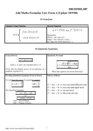 Spm-Add-Maths-Formula-List-Form4