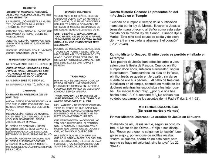 para descargar Manual para Rezar el Rosario en formato pdf