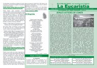 La Eucaristía - Arquidiócesis de Mérida