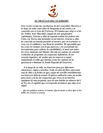 EL ORÁCULO DEL GUERRERO