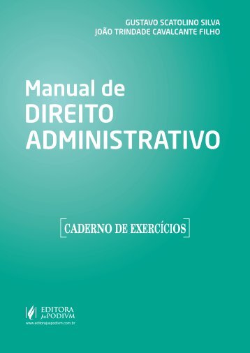 caderno de exercicios manual de direito adm.