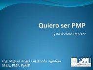 Quiero ser PMP - Project Management Institute