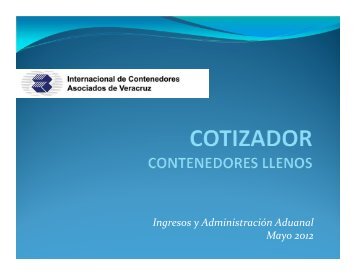 eCTS_manual del usuario_Cotizador contenedores llenos - ICAVE