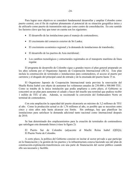 MONOGRAFÍAS DE LA UNCTAD SOBRE LA GESTIÓN DE PUERTOS