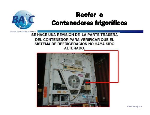 Inspección de Contenedores - BASC - Rediex