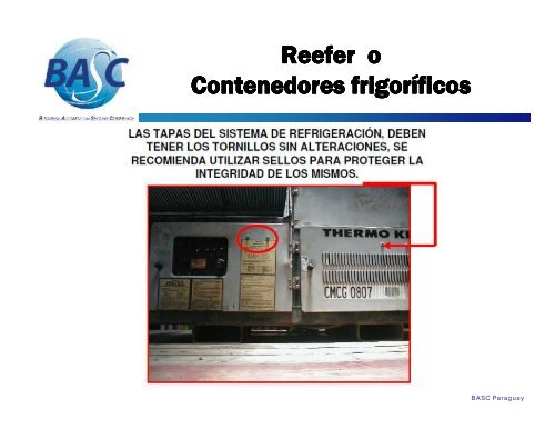 Inspección de Contenedores - BASC - Rediex