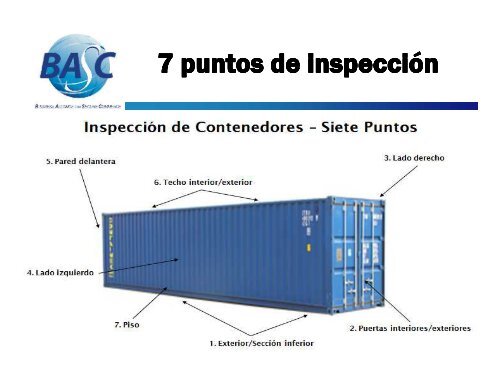 Inspección de Contenedores - BASC - Rediex