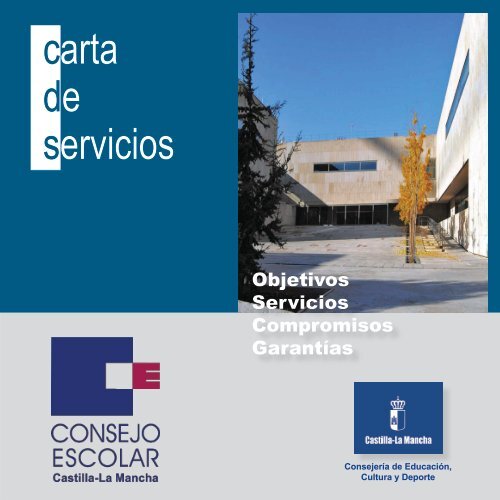 Carta de Servicios Consejo Escolar - Portal de Castilla La Mancha