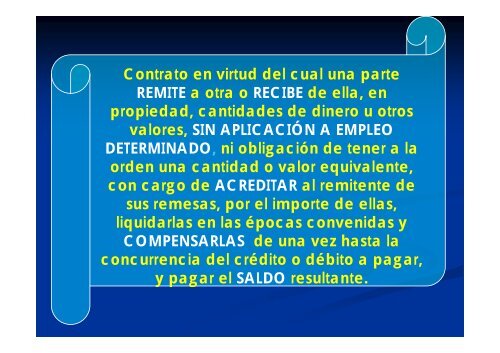 CUENTA CORRIENTE MERCANTIL CUENTA ... - Cursos Allende