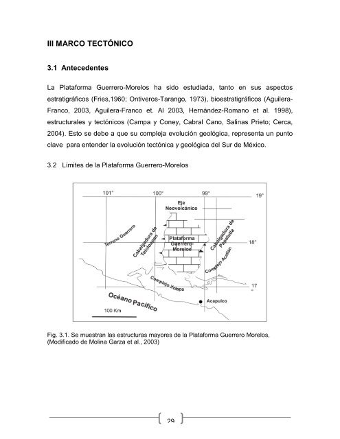 III MARCO TECTÓNICO - UNAM