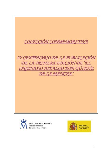 Descargar dossier (PDF - 408 KB) - Fábrica Nacional de Moneda y ...