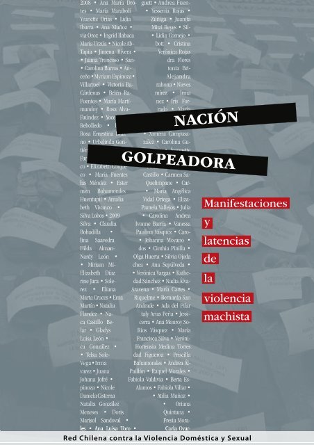 Nación Golpeadora - Red chilena contra la violencia hacia las ...