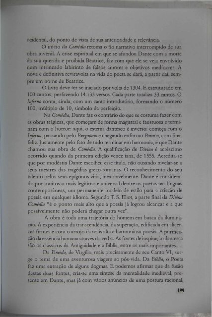Dante Alighieri cânone ocidental - LUCIANO MAIA