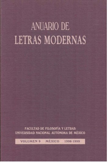 anuario de letras modernas - Repositorio de la Facultad de Filosofía ...