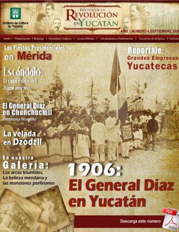 ano 1, numero4, septiembre 2009 - Biblioteca Virtual de Yucatán