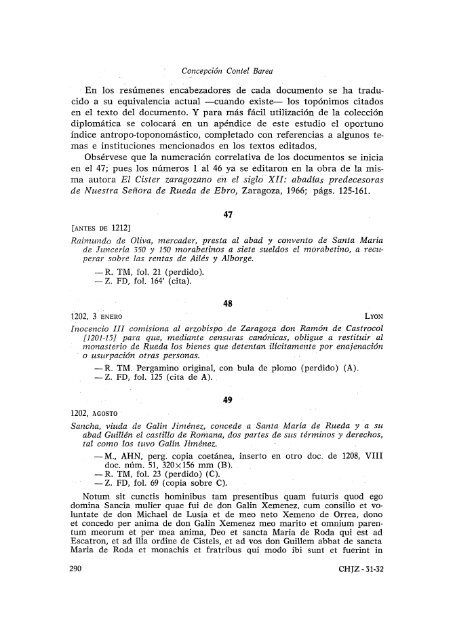 Cuadernos de Historia Jerónimo Zurita, 31-32