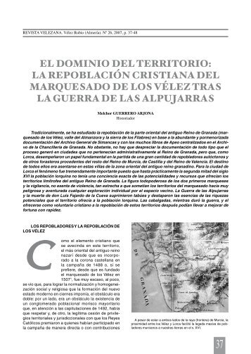 el dominio del territorio: la repoblación cristiana del marquesado de ...