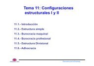 Tema 11: Configuraciones estructurales I y II - Grupo de ...