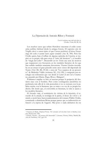 La Deportación de Antonio Ribot y Fontseré