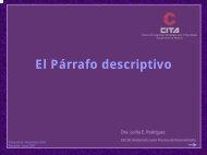 El Párrafo descriptivo - CITA