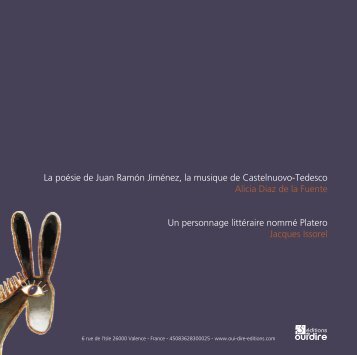 ODL665-66 Platero y yo - Livret.indd - Ateliers d'artistes